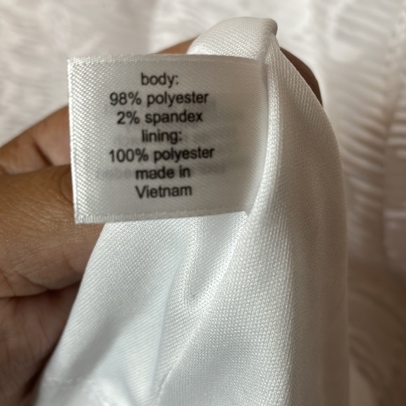 Lane Bryant~ White Lace Sleeveless Dress Size 14/16 - Picture 6 of 6